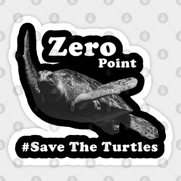 Zero Point Turtles Sticker by Aspita